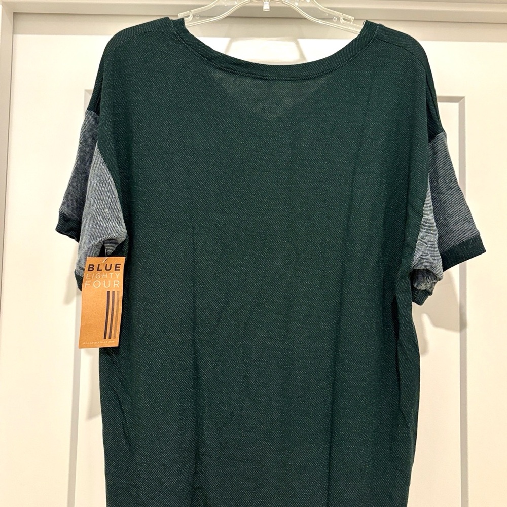 NWT [Blue 84] Oregon Ducks NCAA Short-Sleeved High Low T-Shirt Green Women’s L - Picture 5 of 8
